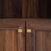 Baxton Studio Hayes Wood Cabinet with Arch Top - Mid-Century Modern Display Piece with Soft-Close Doors for Living Room or Hallway - BSOSE DC270020WI-Columbia-Cabinet