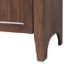 Baxton Studio Hayes Wood Cabinet with Arch Top - Mid-Century Modern Display Piece with Soft-Close Doors for Living Room or Hallway - BSOSE DC270020WI-Columbia-Cabinet