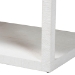 bali & pari Oaklynn Natural Grasscloth Coffee Table - Two-Tier Cocktail Table with Open Frame, Modern Coastal Centerpiece for Living Room or Lounge, White - BSOFBS203-S347 White-Coffee Table