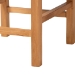bali & pari Pava Woven Seagrass Counter Stool - Solid Mahogany Wood Stool with Textured Back, Coastal Boho Seating for Kitchen Island, Counter Height - BSOMD-39882-Honey Wooden-Cushion-CS