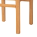 bali & pari Pava Woven Seagrass Bar Stool - Solid Mahogany Wood Stool with Textured Back, Coastal Boho Seating for Kitchen or Lounge, Bar Height - BSOMD-39883-Honey Wooden-Cushion-BS