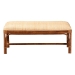 bali & pari Belen Marbled Tortoise Natural Rattan Bench - Handwoven Wicker Seating for Entryway, Living Room, or Bedroom, Coastal and Tropical Accent Furniture - BSOWS191-Tortoise/Natural Rattan-Cushion-Bench