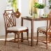 bali & pari Esmery Marbled Tortoise Natural Rattan Dining Chair - Handcrafted Wicker Side Chair with Crisscross Back, Boho Coastal Seating for Dining Room or Kitchen - BSOWS193-Tortoise Cushion-Rattan-DC