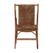 bali & pari Ramos Marbled Tortoise Natural Rattan and Seagrass Armchair - Handwoven Wicker Chair, Rustic Boho Accent Seating for Living Room or Lounge - BSOWS203-Tortoise Rattan-CC