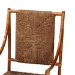bali & pari Ramos Marbled Tortoise Natural Rattan and Seagrass Armchair - Handwoven Wicker Chair, Rustic Boho Accent Seating for Living Room or Lounge - BSOWS203-Tortoise Rattan-CC