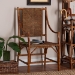 bali & pari Ramos Marbled Tortoise Natural Rattan and Seagrass Armchair - Handwoven Wicker Chair, Rustic Boho Accent Seating for Living Room or Lounge - BSOWS203-Tortoise Rattan-CC