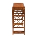 bali & pari Wahid Marbled Tortoise Natural Rattan Console Table - Handcrafted Wicker Accent Table with Coastal Boho Style for Entryway or Living Room - BSOWS208-Tortoise Rattan-Console Table