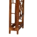 bali & pari Wahid Marbled Tortoise Natural Rattan Console Table - Handcrafted Wicker Accent Table with Coastal Boho Style for Entryway or Living Room - BSOWS208-Tortoise Rattan-Console Table