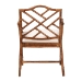 bali & pari Aella Marbled Tortoise Natural Rattan Armchair - Handcrafted Wicker Accent Seating with Open Back, Boho Coastal Seating for Living Room - BSOWS209-Tortoise Rattan Cushion-Arm-AC