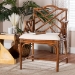 bali & pari Aella Marbled Tortoise Natural Rattan Armchair - Handcrafted Wicker Accent Seating with Open Back, Boho Coastal Seating for Living Room - BSOWS209-Tortoise Rattan Cushion-Arm-AC