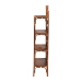 bali & pari Aleya Marbled Tortoise Natural Rattan Display Shelf - 4-Tier Handcrafted Wicker Etagere with Openwork Frame, Tropical Bookcase for Living Room or Entryway - BSOWS210-Tortoise Rattan-Shelf