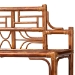 bali & pari Aleya Marbled Tortoise Natural Rattan Display Shelf - 4-Tier Handcrafted Wicker Etagere with Openwork Frame, Tropical Bookcase for Living Room or Entryway - BSOWS210-Tortoise Rattan-Shelf