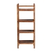 bali & pari Basile Marbled Tortoise Natural Rattan Display Shelf - 4-Tier Handcrafted Wicker Etagere, Tropical Vertical Bookcase for Living Room or Entryway - BSOWS197-Tortoise Rattan-Shelf