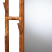 bali & pari Feyre Marbled Tortoise Natural Rattan Hall Tree - Handcrafted Wicker Entryway Organizer with Mirror, Shelving and Hooks, Tropical and Coastal Foyer Complement - BSOWS200-Tortoise Rattan-Hall Tree