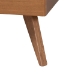 Baxton Studio Chinedu Platform Bed - Mid-Century Modern Bed with Cutout Headboard and Rounded Legs for Modern or Boho Bedrooms, Queen - BSOChinedu-Ash Walnut-Queen