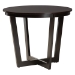 Baxton Studio Penny 5-Piece Dining Set - Compact Mid-Century Modern Round Table and Chair Set for Dining Room, Kitchen, Apartment, Sand - BSOPenny-Sand/Dark Brown-5PC Dining Set