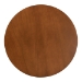 Baxton Studio Crystal 5-Piece Dining Set - Mid-Century Modern Round Table and Chair Set for Dining Room, Kitchen, Apartment - BSOCrystal-Walnut Rattan-Round-5PC Dining Set