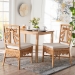 bali & pari Abia Natural Rattan 2-Piece Dining Chair Set - Handwoven Wicker Accent Side Chair with Bow and Ribbon Design, Artisanal Seating for Kitchen or Dining Room - BSOAbia/Bow Tie-Light Honey Rattan-Cushion-DC