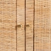bali & pari Mortis Natural Rattan Open-Shelf Storage Cabinet - 4-Tier Display Shelf with Double Door Base, Coastal Boho Wicker Bookcase or Hutch for Living, Dining Room or Office Organization - BSOMarcelo-Natural-Cabinet-KD-Box