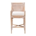 bali & pari Allen Natural Rattan Counter Stool - Handwoven Wicker Stool with Lattice Back and Removable Cushion, Counter Height Seating for Kitchen Island or Lounge - BSOAllen-White Washed Rattan-Cushion-CS