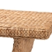 bali & pari Alyssa Seagrass Console Table - Handwoven Display Table with Sculptural Frame for Entryway, Hallway, or Living Room - BSOAlyssa-Rattan/Abaca-Console Tables