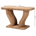 bali & pari Alyssa Seagrass Console Table - Handwoven Display Table with Sculptural Frame for Entryway, Hallway, or Living Room - BSOAlyssa-Rattan/Abaca-Console Tables