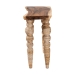 bali & pari Nasnan Teak Wood Console Table with Seagrass and Bobbin Legs - Sculptural Narrow Entryway Table with Hand-wrapped Turned Legs for Hallway, Living Room, or Walkway - BSOJ3157-1PCDT-Natural Wood-Console Table-KD-Box