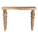 bali & pari Nasnan Teak Wood Console Table with Seagrass and Bobbin Legs - Sculptural Narrow Entryway Table with Hand-wrapped Turned Legs for Hallway, Living Room, or Walkway - BSOJ3157-1PCDT-Natural Wood-Console Table-KD-Box
