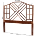bali & pari Kachiri Marbled Tortoise Natural Rattan Headboard - Handcrafted Coastal Boho Style Bedroom Backdrop, King - BSOWS189-Tortoise/Rattan-King-HB