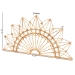 bali & pari Solara Natural Rattan Headboard - Handwoven Wicker Wall-Mount Headboard in Sunburst Shape, Coastal Boho Bedroom Backdrop, Queen - BSOMD39887-Solara-Natural Rattan-Queen-HB