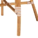 bali & pari Mattie Rattan Bistro Chair - Handwoven Cafe-Style Dining Chair with Curved Arms for Kitchen or Indoor/Outdoor Lounge, Beige - BSOMattie-Rattan-Beige/White-Arm-DC