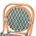 bali & pari Mattie Rattan Bistro Counter Stool - Handwoven Accent Seating with Backrest for Kitchen Island or Indoor/Outdoor Lounge, Green - BSOMattie-Rattan-Green/White-No Arm-CS