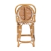 bali & pari Mattie Rattan Bistro Counter Stool - Handwoven Accent Seating with Backrest for Kitchen Island or Indoor/Outdoor Lounge, Beige - BSOMattie-Rattan-Beige/White-No Arm-CS