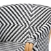 bali & pari Max Rattan Bistro 2-Piece Armchair Set - Handwoven Dining Chair with Curved Back and Sloping Arms For Kitchen or Indoor/Outdoor Lounge - BSOMax-Rattan-Black/White/Natural-Arm-DC