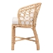 bali & pari Prisca Natural Rattan Counter Stool with Bubble Frame - Handwoven Wicker Accent Stool with Round Back and Removable Cushions for Kitchen Island or Lounge - BSOAriel-Light Honey Rattan-Cushion-CS