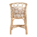 bali & pari Prisca Natural Rattan Counter Stool with Bubble Frame - Handwoven Wicker Accent Stool with Round Back and Removable Cushions for Kitchen Island or Lounge - BSOAriel-Light Honey Rattan-Cushion-CS