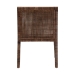 bali & pari Karis Rattan Dining Chair with Cushion - Handwoven Wicker Armchair with Mahogany Wood Frame, Coastal Boho Style Indoor Seating, Antique Coffee - BSOKaris-Coffee Antique-DC