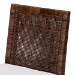 bali & pari Sofia Rattan Dining Chair with Cushion - Handwoven Wicker Side Chair with Mahogany Wood Frame, Coastal Boho Style Indoor Seating, Antique Coffee - BSOSofia-Coffee Antique-DC