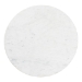 Baxton Studio Akanji Marble Coffee Table - Modern Rustic Accent Table with Hand-Forged Metal Frame for Living Room or Seating Areas, Round - BSOFUR6879-Marble Top Hammer Round-CT