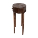 Baxton Studio Linore Fluted Wood Console Table - 2-Drawer Oval Accent Table for Living Room or Entryway - BSOFUR6897-2DW-Console Table