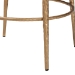Baxton Studio Jessa Counter Stool - Modern Rustic Backless Stool with Hand-Forged Metal Frame and Integrated Footrest for Kitchen Island or Lounge - BSOFUR6901-Hammered Metal-CS