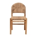 bali & pari Cavo Handwoven Seagrass Dining Chair - Natural Fiber Wicker Side Chair with Mahogany Wood Frame, for Dining Room, Kitchen, or Accent Seating - BSOCavo-Honey/Natural Banana-Wooden-DC