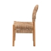 bali & pari Cavo Handwoven Seagrass Dining Chair - Natural Fiber Wicker Side Chair with Mahogany Wood Frame, for Dining Room, Kitchen, or Accent Seating - BSOCavo-Honey/Natural Banana-Wooden-DC
