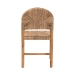 bali & pari Cavo Handwoven Seagrass Dining Chair - Natural Fiber Wicker Side Chair with Mahogany Wood Frame, for Dining Room, Kitchen, or Accent Seating - BSOCavo-Honey/Natural Banana-Wooden-DC