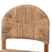 bali & pari Cavo Handwoven Seagrass Dining Chair - Natural Fiber Wicker Side Chair with Mahogany Wood Frame, for Dining Room, Kitchen, or Accent Seating - BSOCavo-Honey/Natural Banana-Wooden-DC