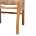bali & pari Cavo Handwoven Seagrass Dining Chair - Natural Fiber Wicker Side Chair with Mahogany Wood Frame, for Dining Room, Kitchen, or Accent Seating - BSOCavo-Honey/Natural Banana-Wooden-DC