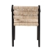 bali & pari Onda Handwoven Seagrass Dining Chair - Natural Fiber Wicker Armchair with Mahogany Wood Frame for Dining Room or Living Space - BSOOnda-Black/Natural Abaca-Wooden-DC