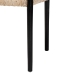 bali & pari Onda Handwoven Seagrass Dining Chair - Natural Fiber Wicker Armchair with Mahogany Wood Frame for Dining Room or Living Space - BSOOnda-Black/Natural Abaca-Wooden-DC