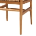 bali & pari Fika Dining Chair with Woven Seagrass Seat - Handwoven Wicker Armchair with Wishbone Backrest, Boho Coastal Seating - BSOFika-Natural Wood/Abaca White Weaving-DC