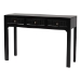 bali & pari Leah Console Table - 3-Drawer Accent Table with Fluted Wood Detailing for Living Room, Hallway, or Entryway